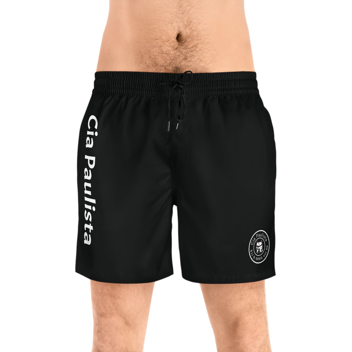 Team 2024 Black Trunks / Mid-Length Shorts (AOP)