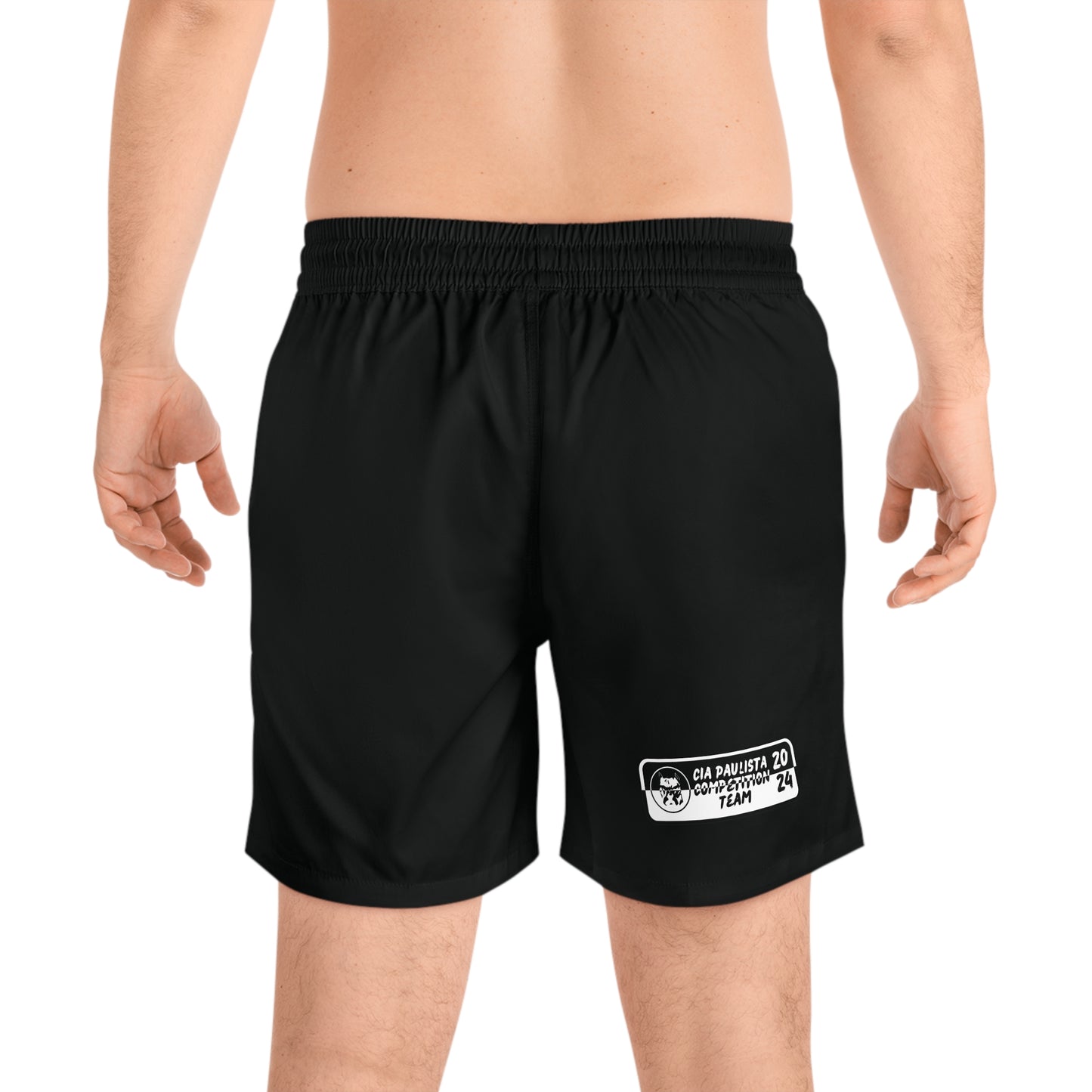 Team 2024 Black Trunks / Mid-Length Shorts (AOP)