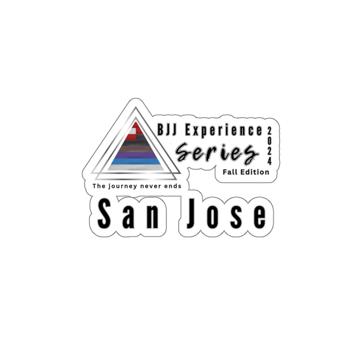 Experiência San Jose BJJ / Adesivos Kiss-Cut