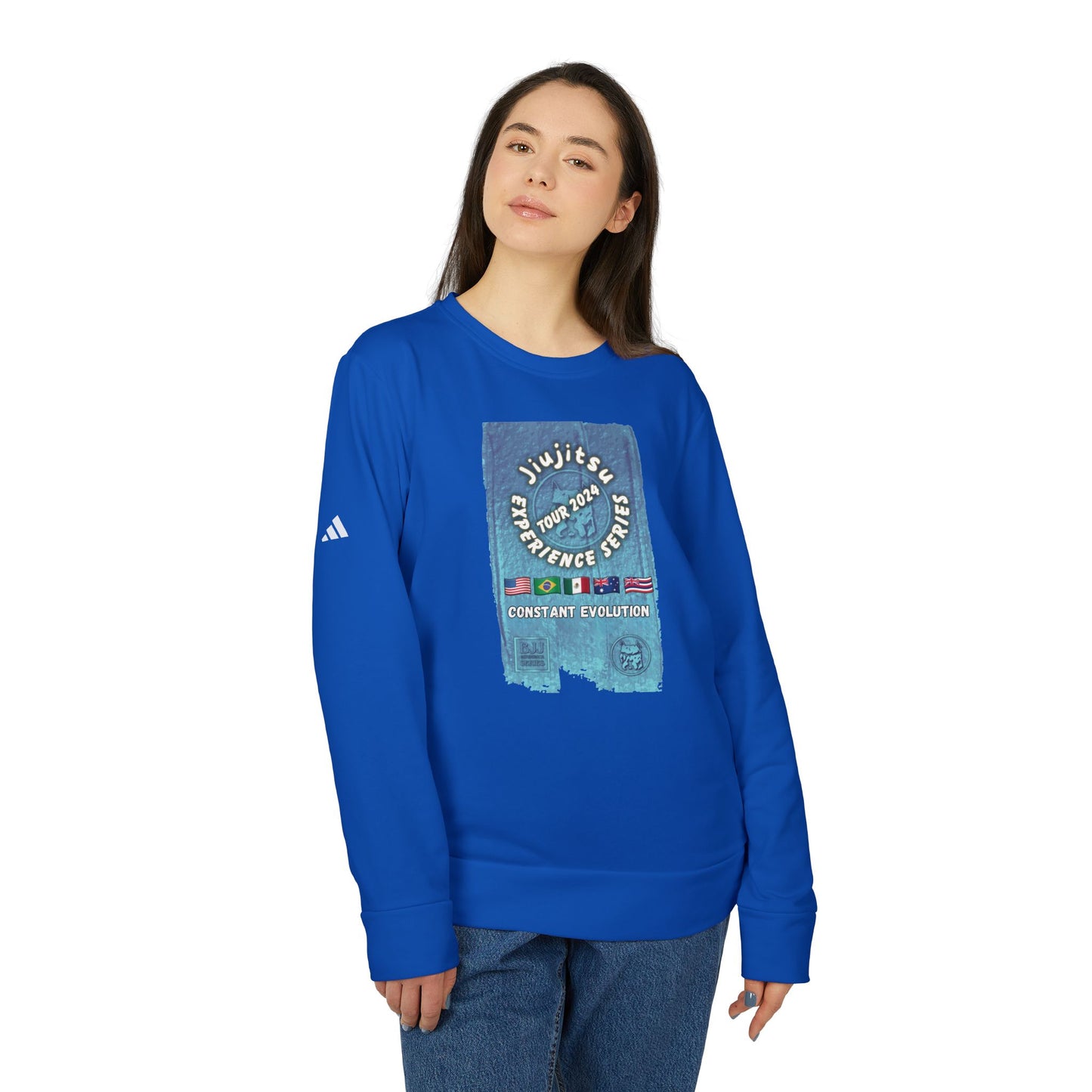 JIUJITSU EXPERIENCE TOUR 2024 / featured by adidas® Unisex Fleece Crewneck Sweatshirt