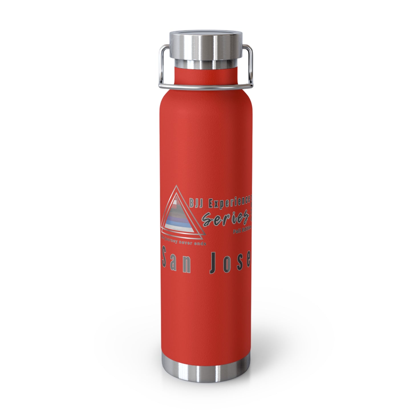 San Jose BJJ Experience / Garrafa de cobre com isolamento a vácuo, 22oz