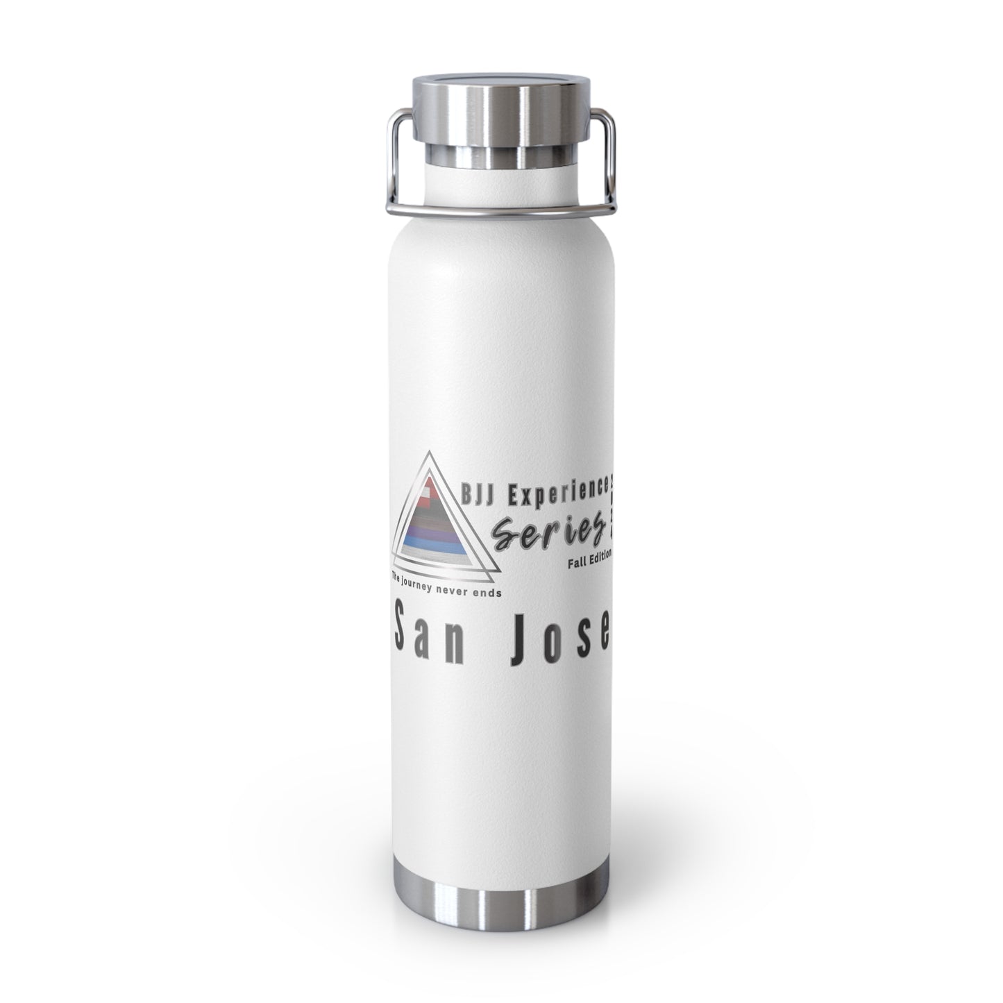 San Jose BJJ Experience / Garrafa de cobre com isolamento a vácuo, 22oz