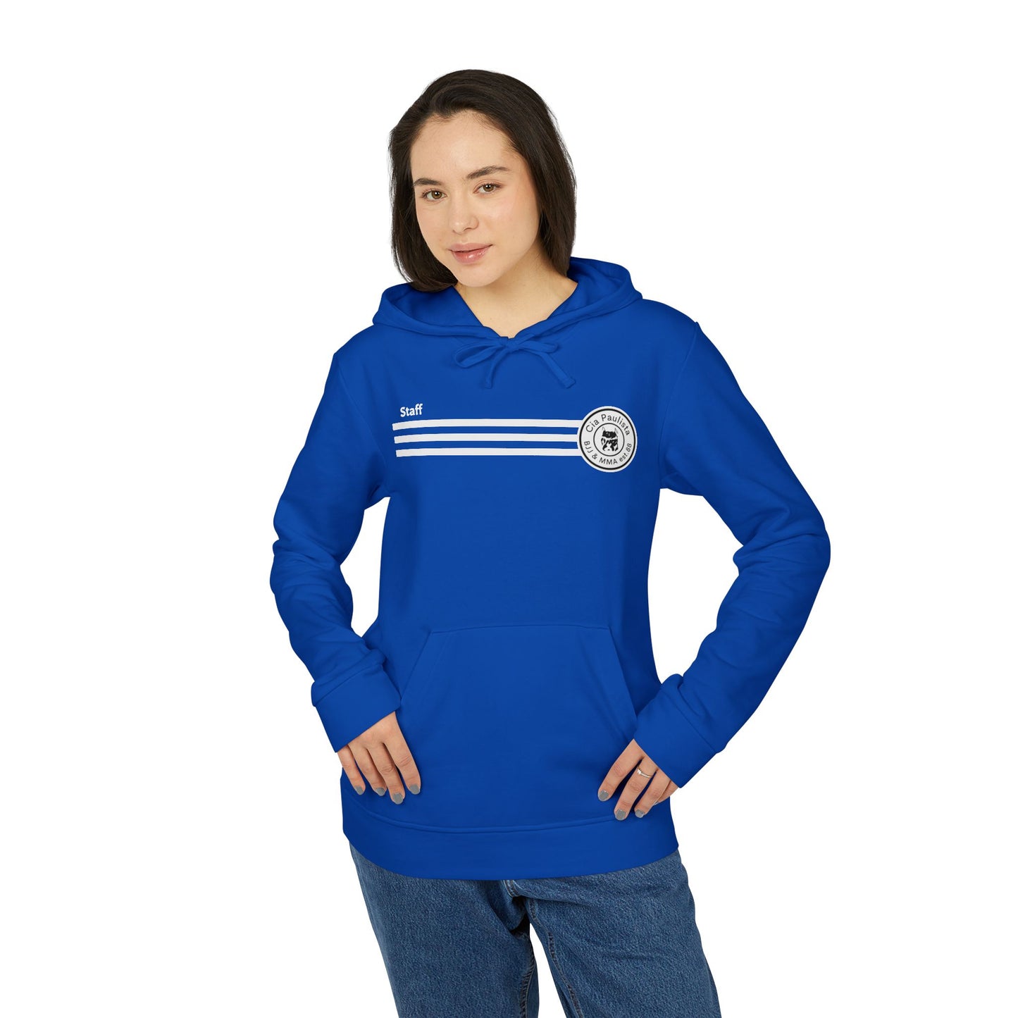 Sudadera con capucha oficial del personal / Destacada por adidas® / Sudadera con capucha unisex de polar