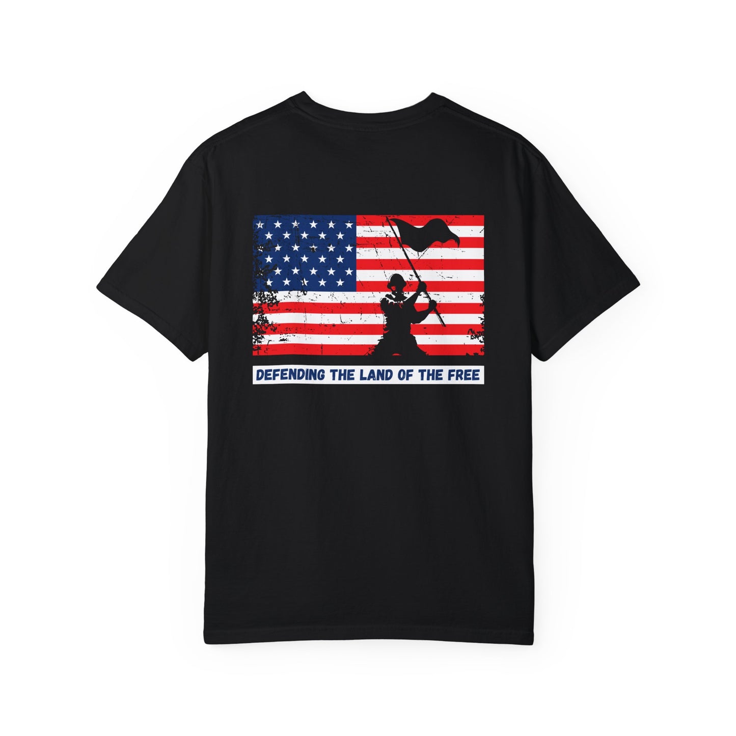 GP /Defending the Land of the Free / Unisex Garment-Dyed T-shirt