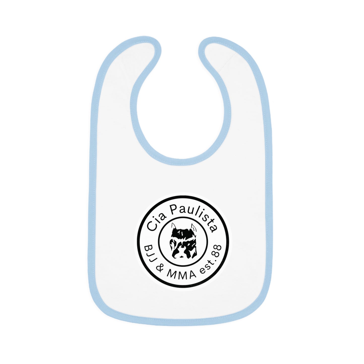 Baby Contrast Trim Jersey Bib