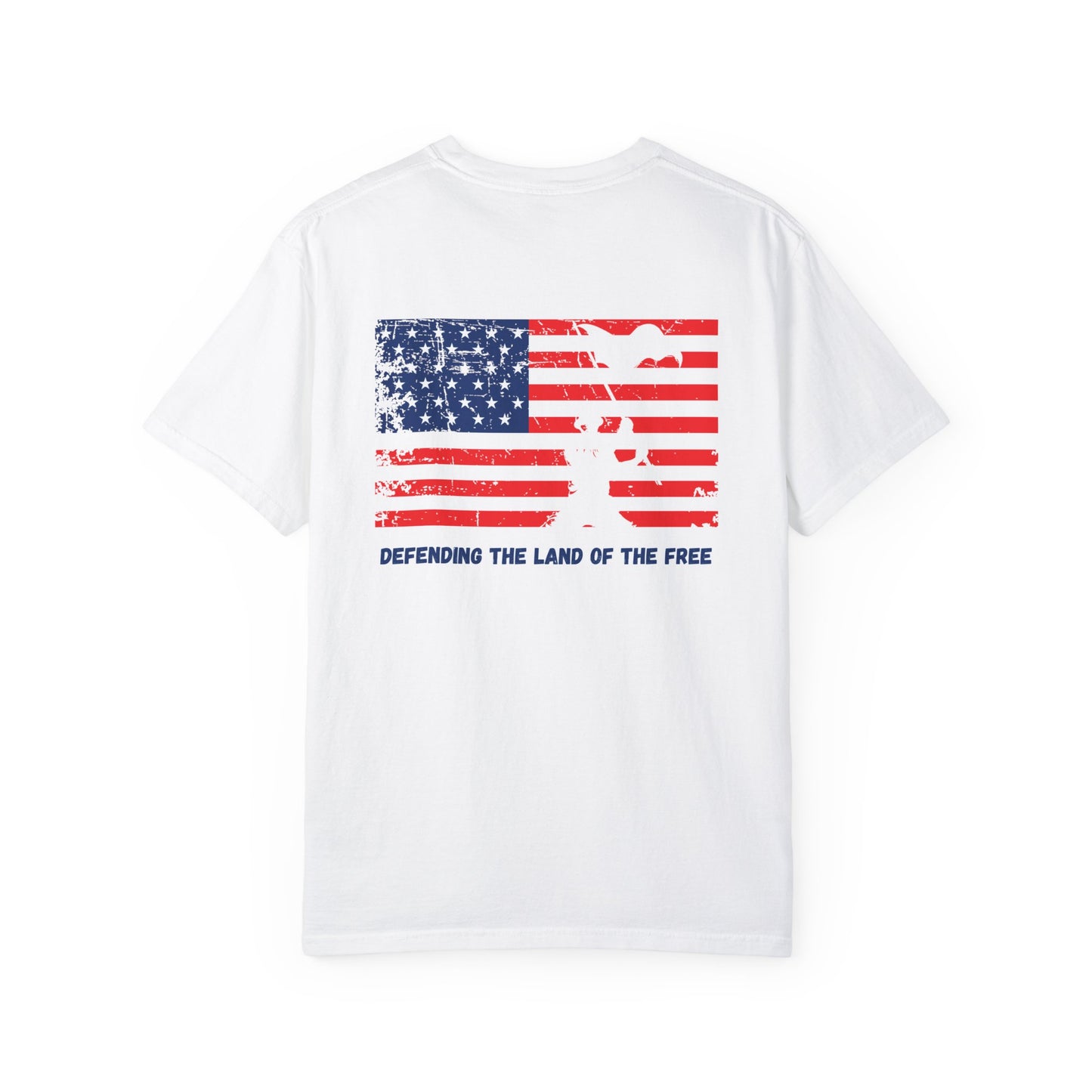 GP /Defending the Land of the Free / Unisex Garment-Dyed T-shirt