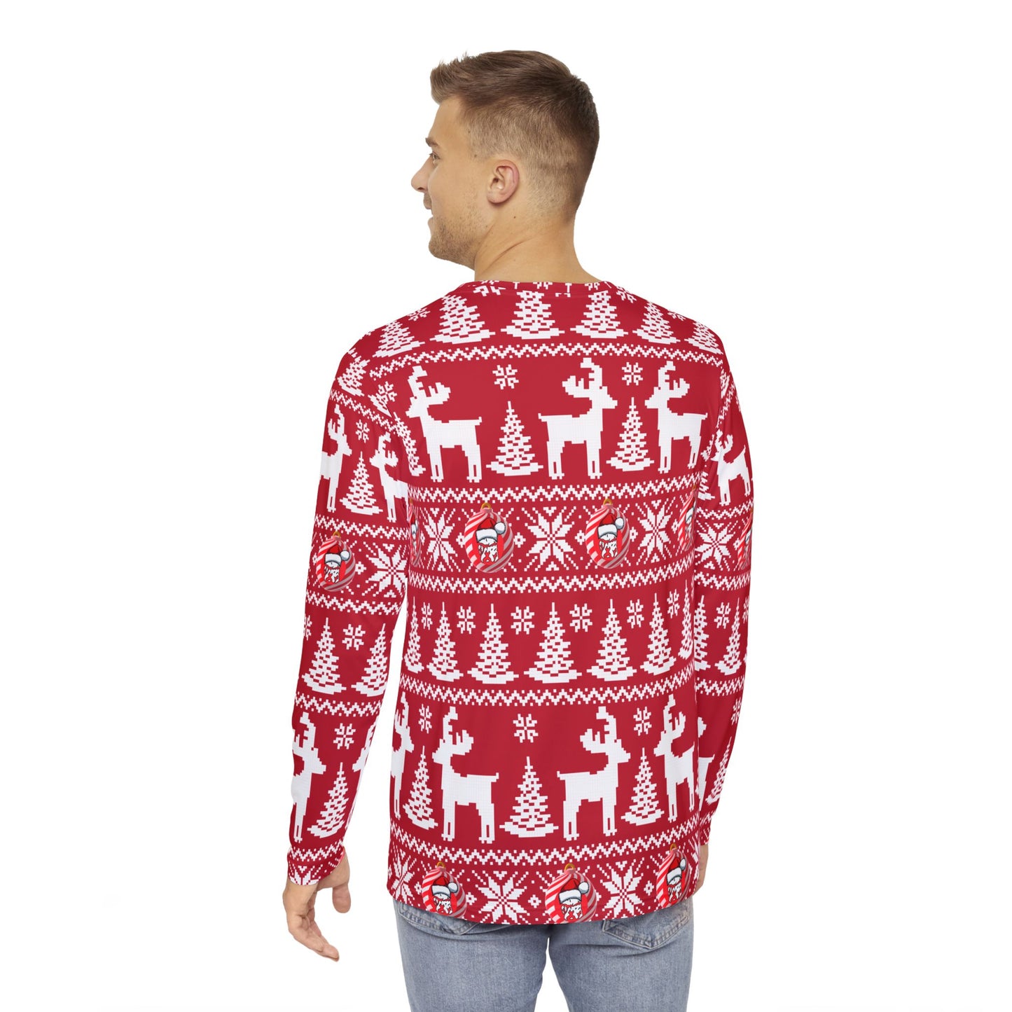 Cia Paulista Red Holiday Sweater