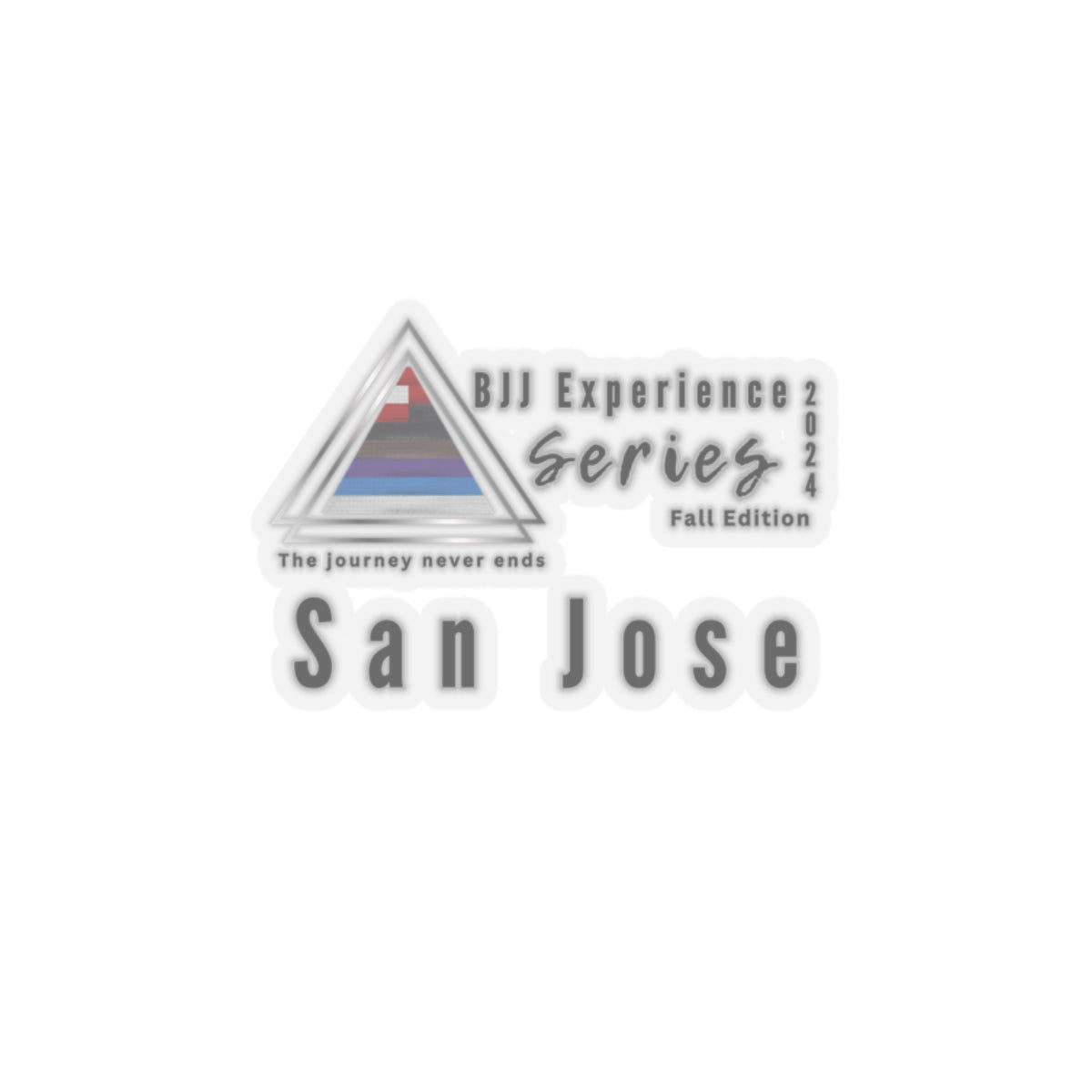 Experiência San Jose BJJ / Adesivos Kiss-Cut