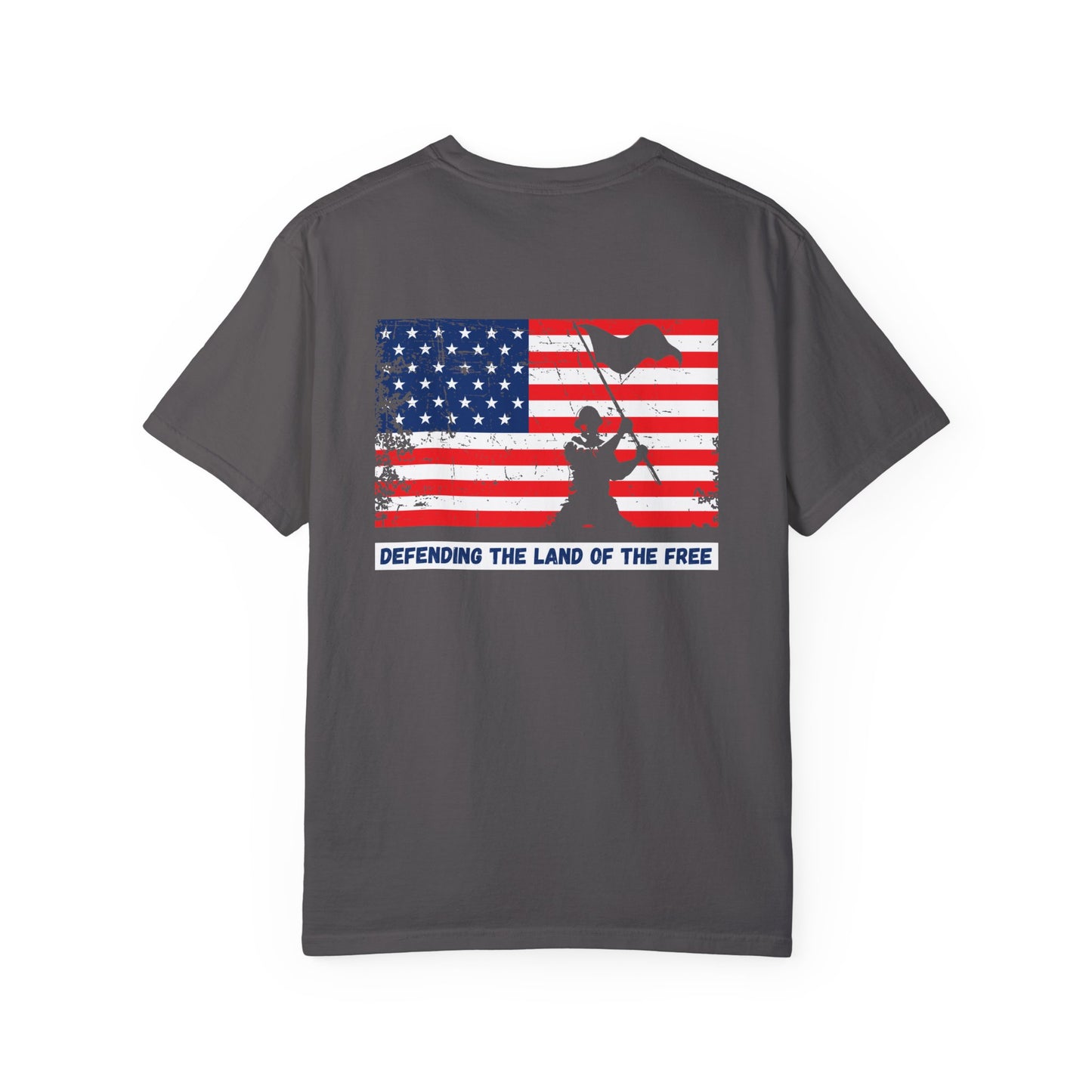 GP /Defending the Land of the Free / Unisex Garment-Dyed T-shirt