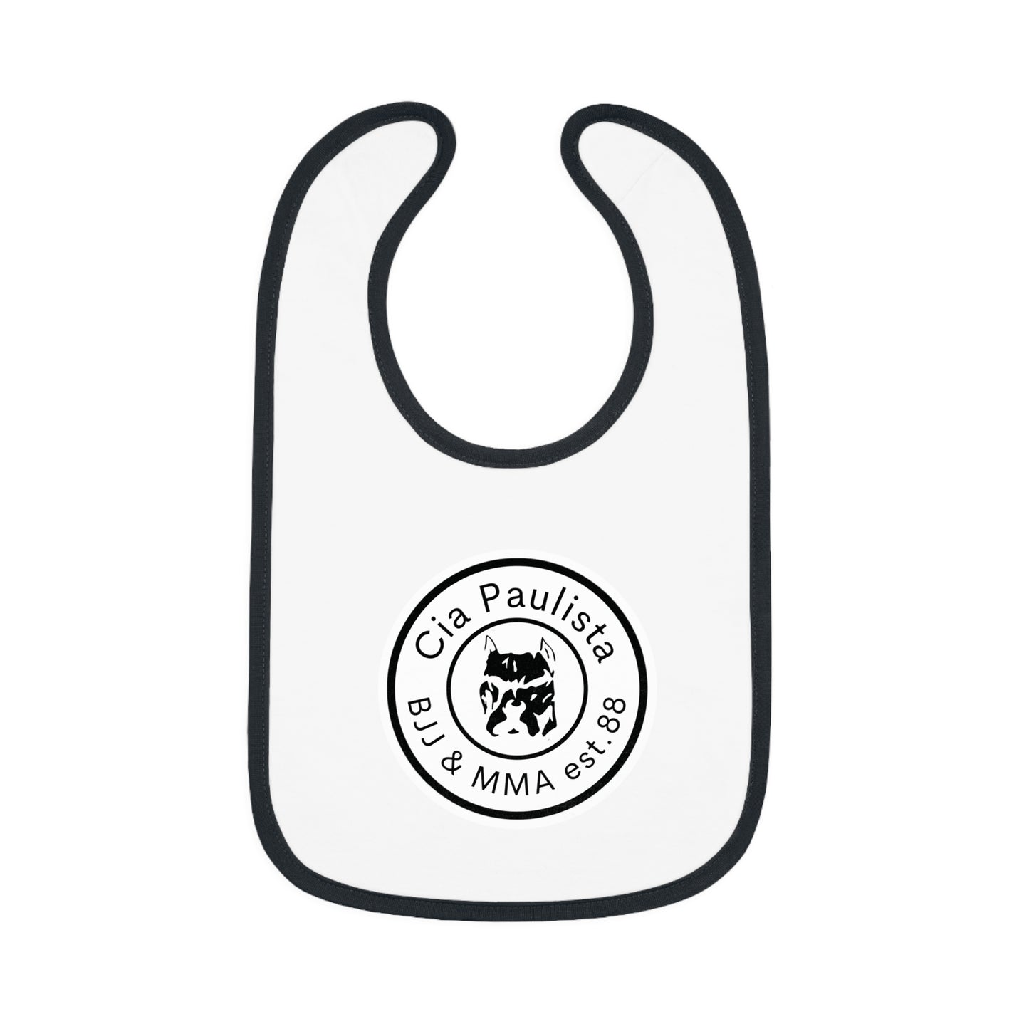 Baby Contrast Trim Jersey Bib