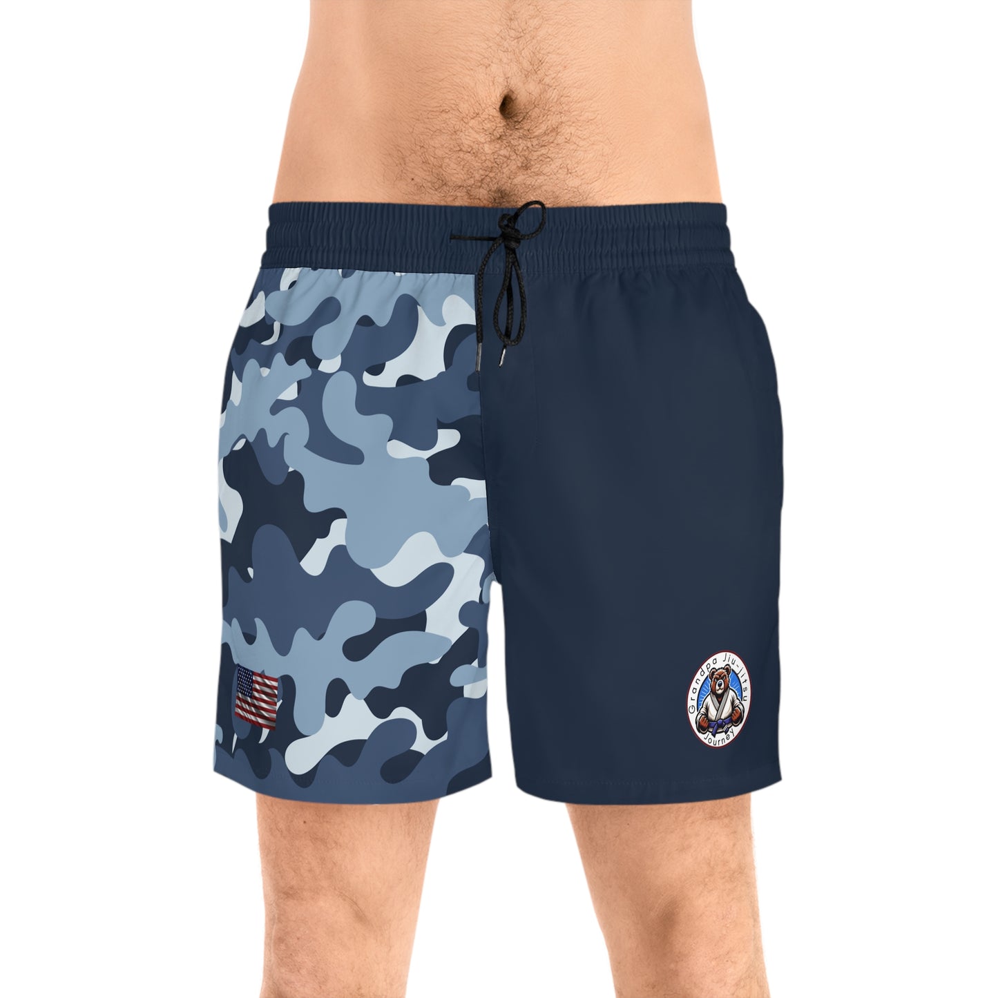 Men's Mid-Length Swim Shorts (AOP)