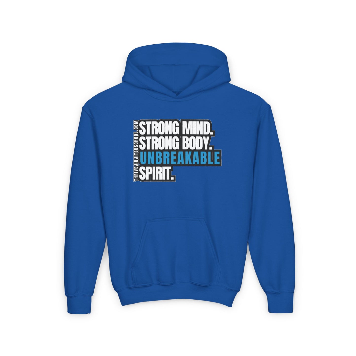 Unbreakable Spirit Kids Hoodie – Strong Mind, Strong Body