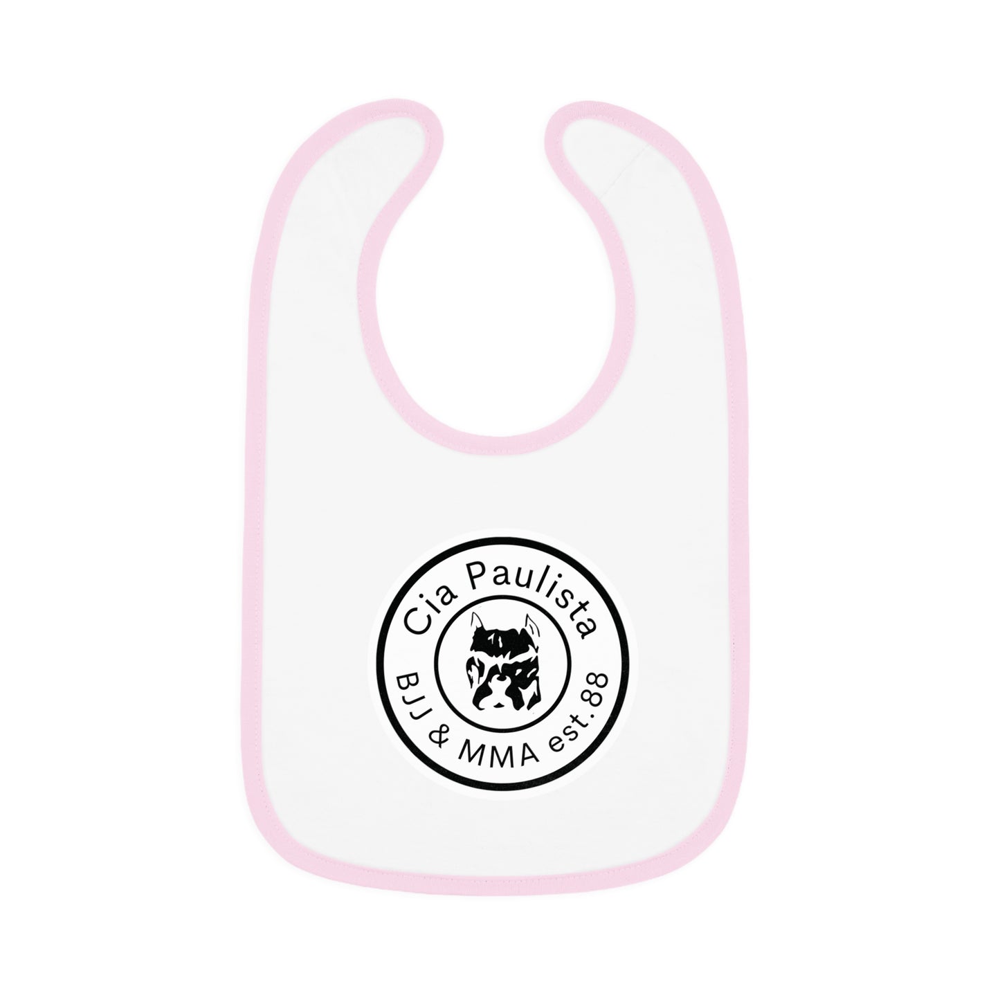 Baby Contrast Trim Jersey Bib