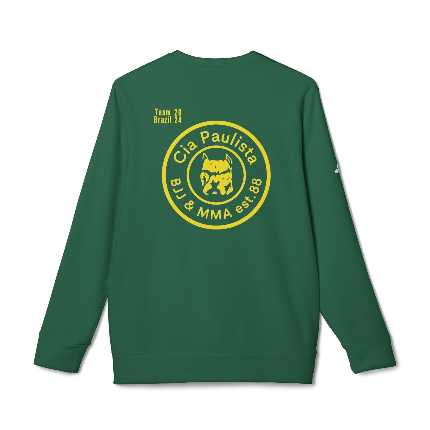 Team Brazil Official / Collection 2024 feature by adidas® Unisex Fleece Crewneck Sweatshirt