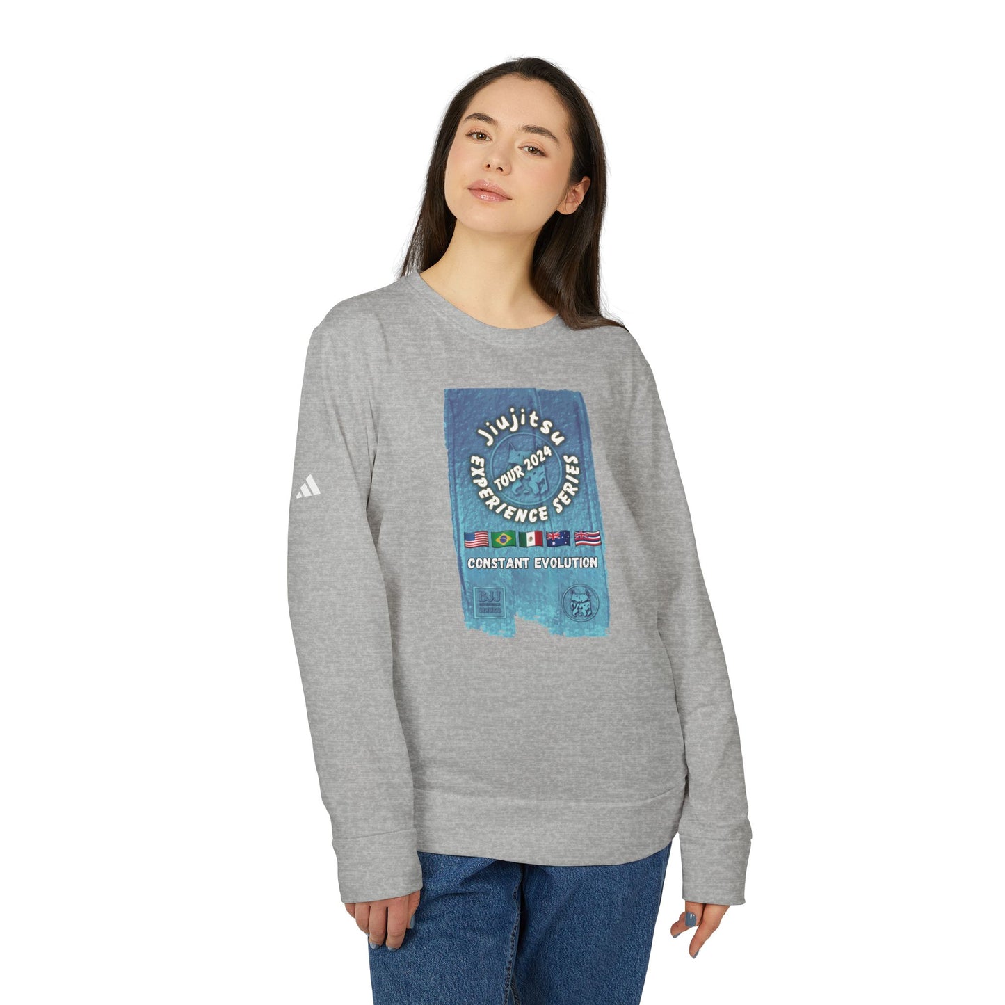 JIUJITSU EXPERIENCE TOUR 2024 / featured by adidas® Unisex Fleece Crewneck Sweatshirt