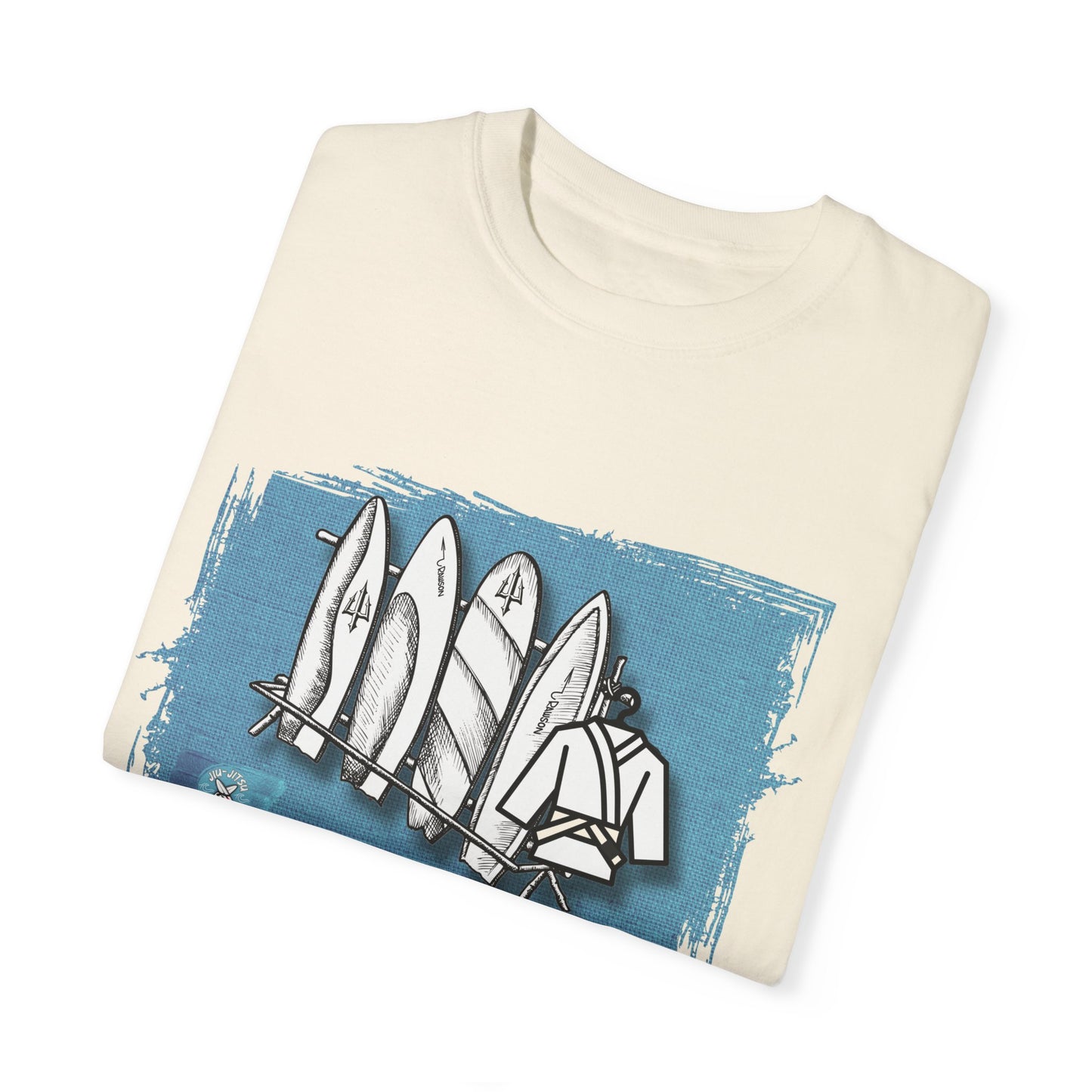 Camiseta unissex tingida em tecido