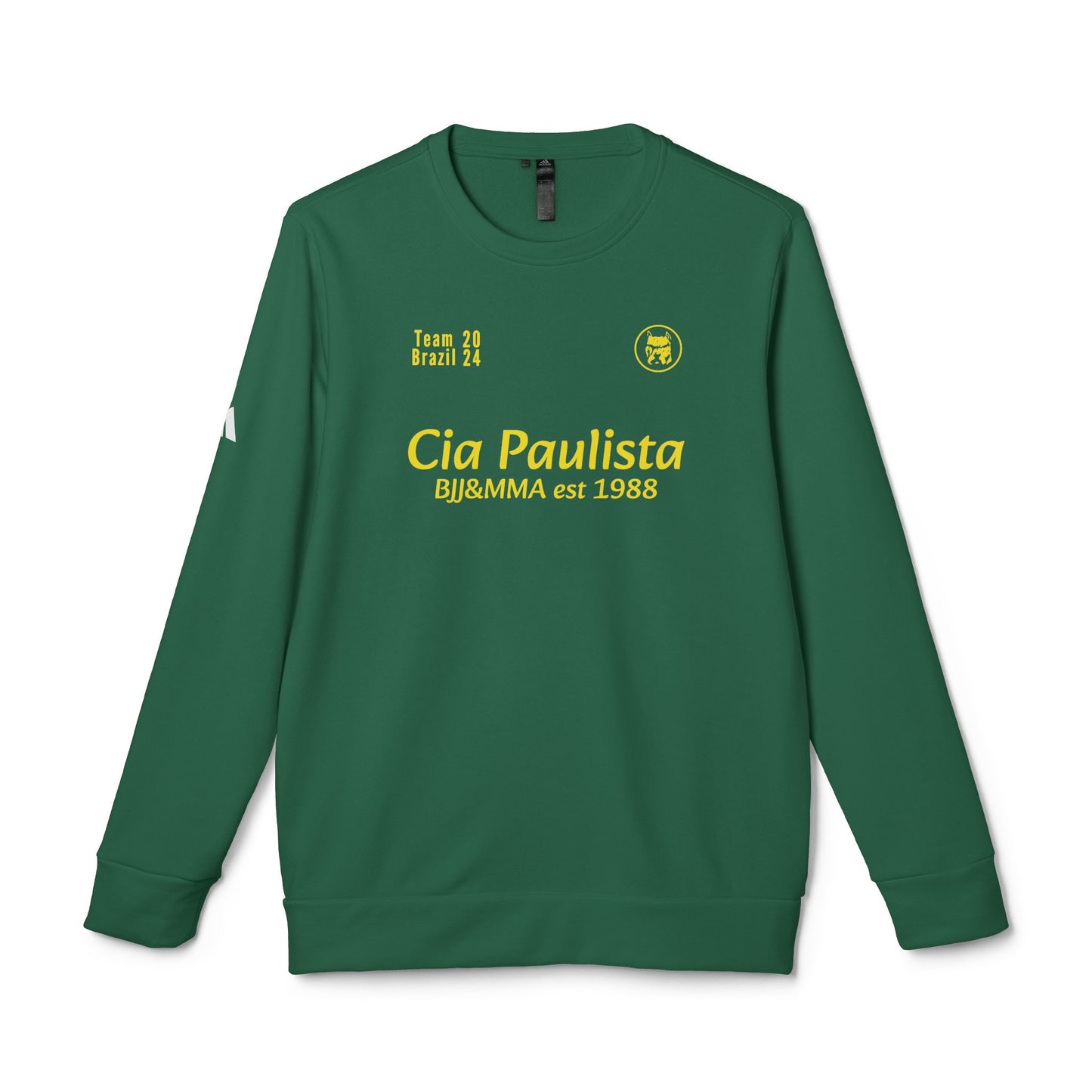 Team Brazil Official / Collection 2024 feature by adidas® Unisex Fleece Crewneck Sweatshirt