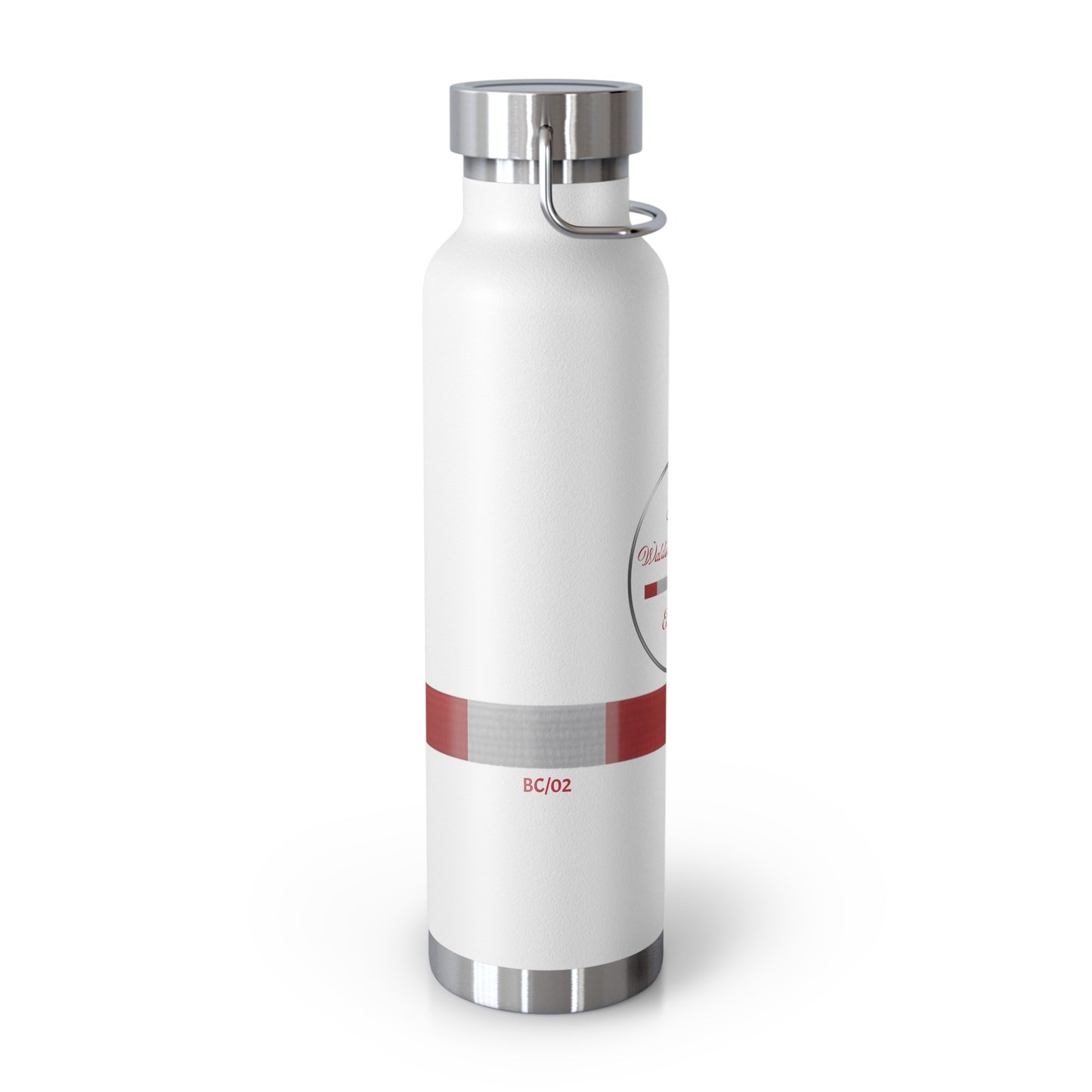 Bottles Collection 2024 / Coral Belt / White / BC/02 /Copper Vacuum Insulated Bottle, 22oz