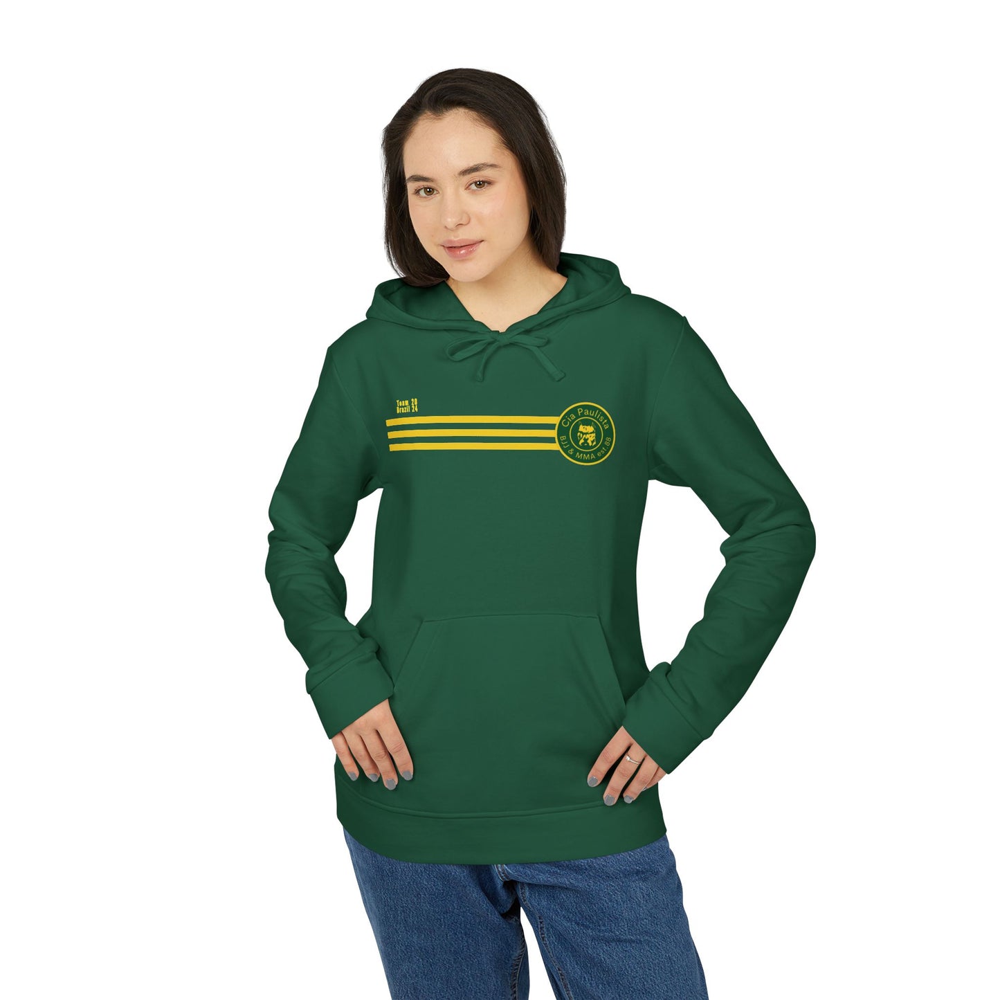 Seleção Brasileira 2024 / Coleção Oficial destaque adidas® Moletom Unissex Fleece 