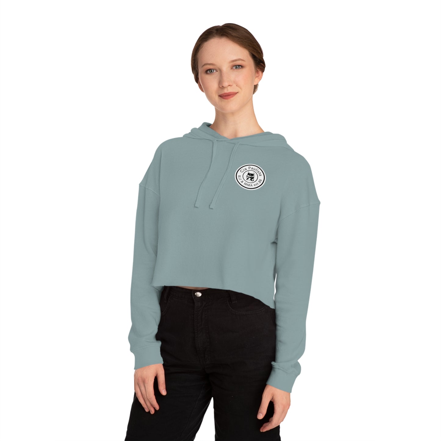 Coleção Feminina: Moletom Feminino / Cropped com Capuz