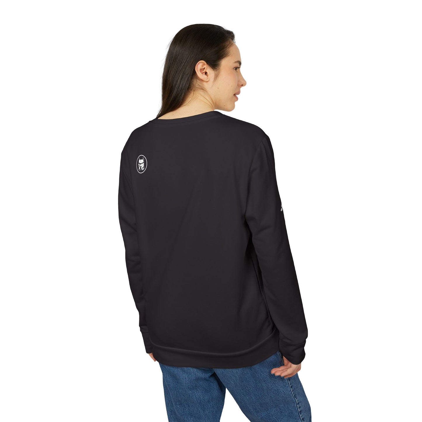 Coleção White to Black 2024 / Irada Black / destaque da adidas® Moletom com capuz unissex Fleece Crewneck 
