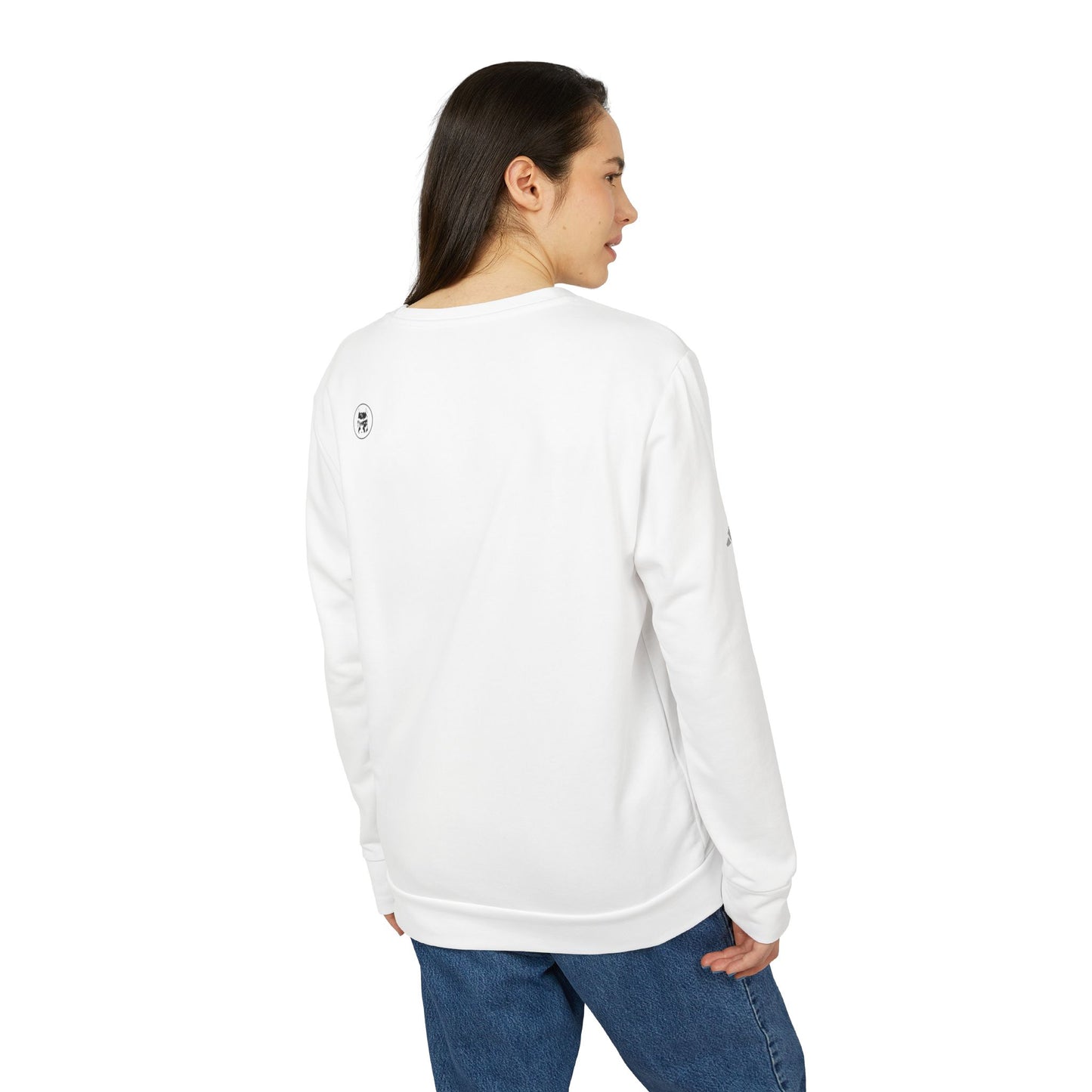 Coleção White to Black 2024 / Irada / destaque da adidas® Moletom com capuz unissex Fleece Crewneck 