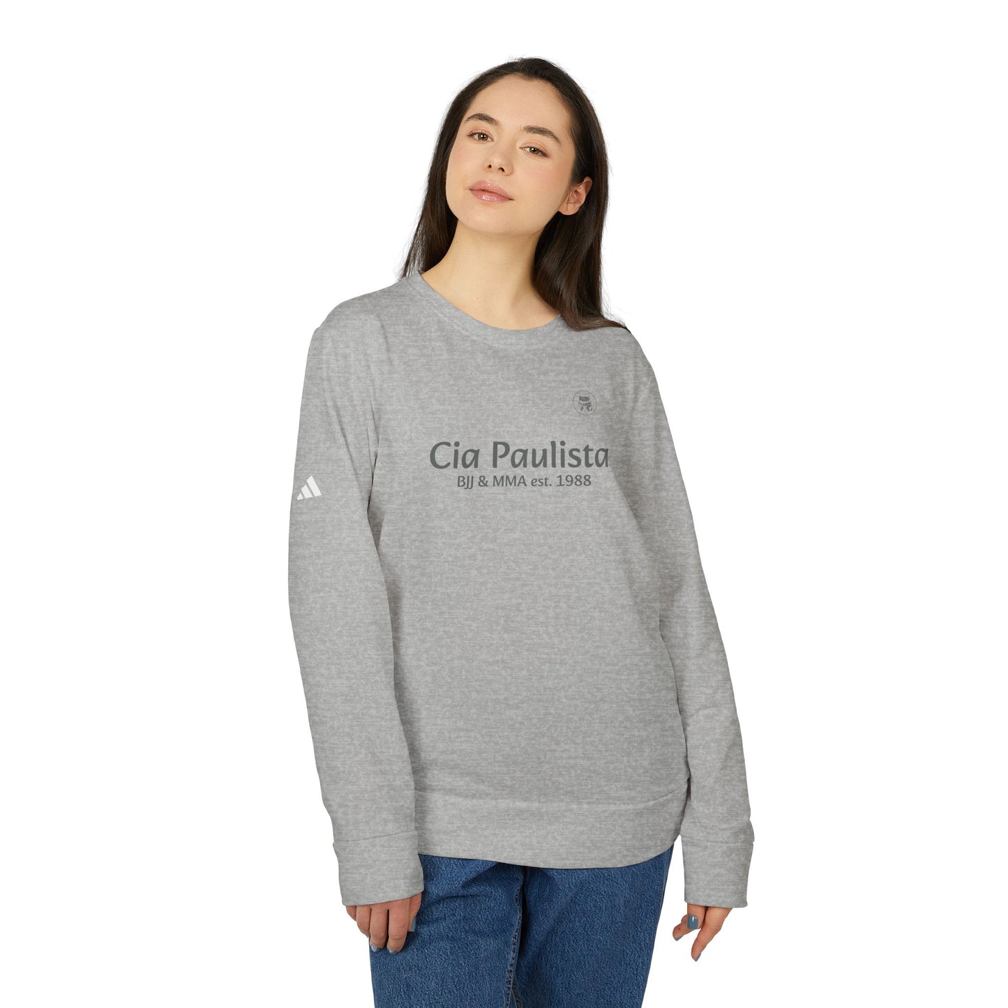 Coleção Urbana / Classica / 2024 apresenta adidas® Moletom Unissex Fleece Crewneck 