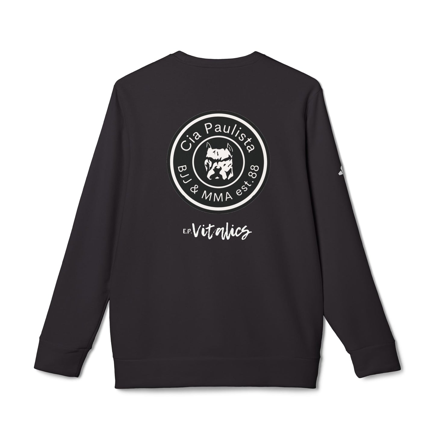 Moletom adidas unissex fleece com gola redonda 
