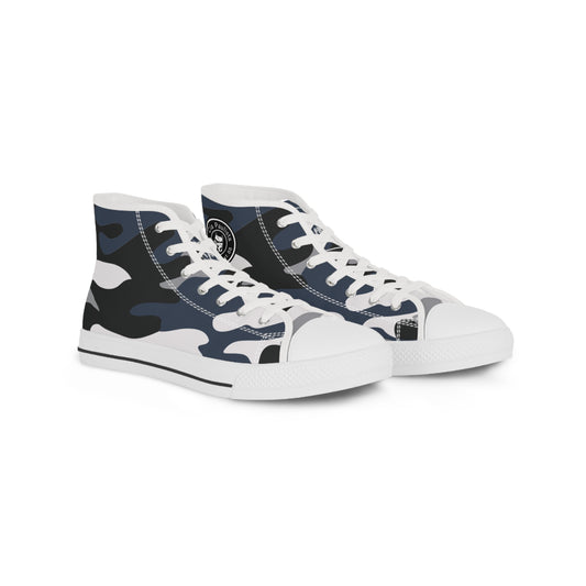 Camuflagem Azul / Masculino / Anklelock / Tênis