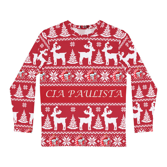 Cia Paulista Red Holiday Sweater