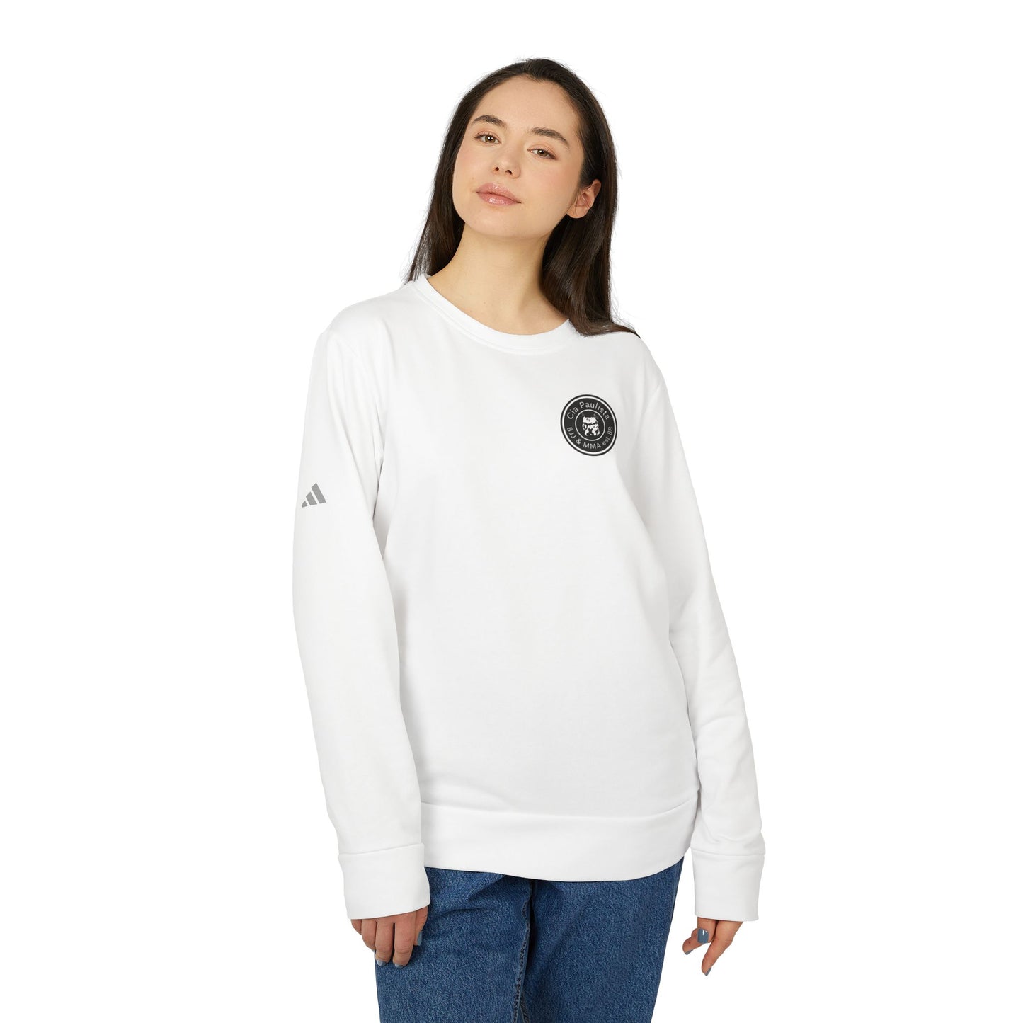 Coleção 2024 do Branco ao Preto / Tradicional / com destaque da adidas® Moletom com capuz unissex de lã 