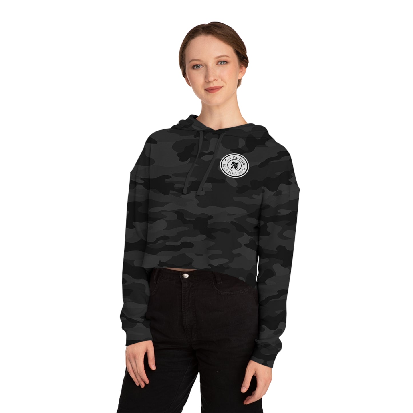 Coleção Feminina: Moletom Feminino / Cropped com Capuz