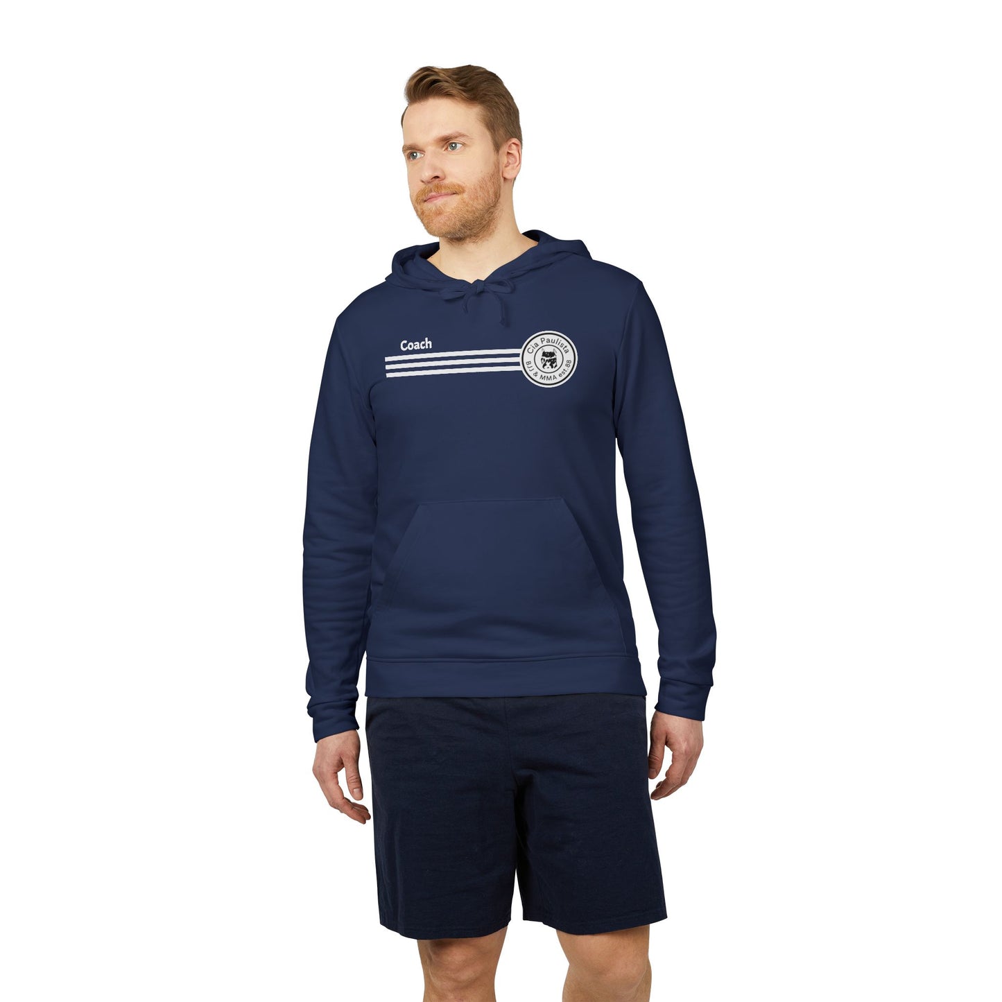 Capuz oficial Coach 2024 / destaque da adidas® / Moletom com capuz unissex de lã 