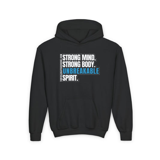 Unbreakable Spirit Kids Hoodie – Strong Mind, Strong Body