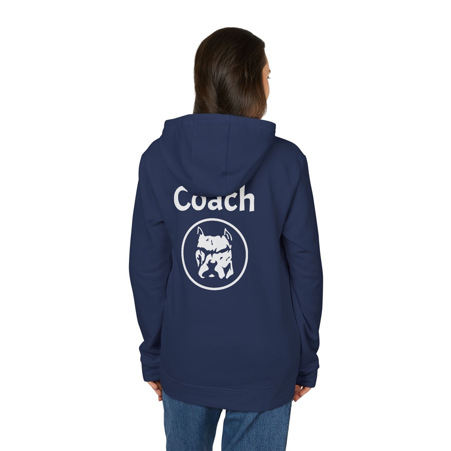 Capuz oficial Coach 2024 / destaque da adidas® / Moletom com capuz unissex de lã 
