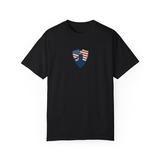 GP /Defending the Land of the Free / Unisex Garment-Dyed T-shirt