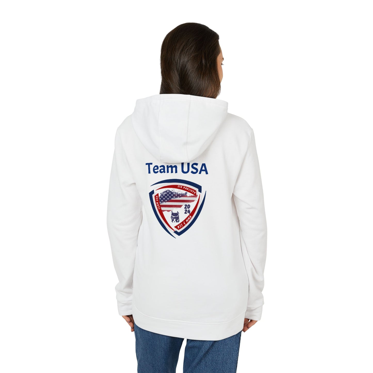 Oficial da equipe dos EUA / Fight Time / destaque da adidas® / Moletom com capuz unissex de lã 