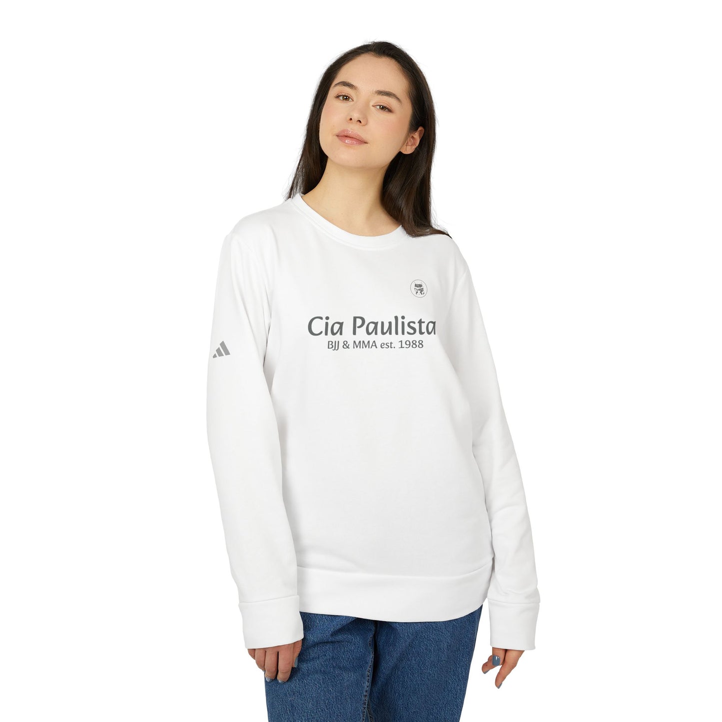 Coleção Urbana / Classica / 2024 apresenta adidas® Moletom Unissex Fleece Crewneck 