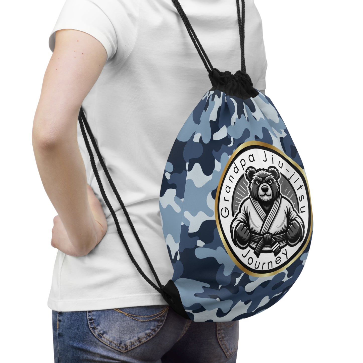 GP Blue Camo Gi Bag / Drawstring Bag