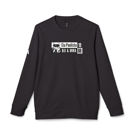 Coleção White to Black 2024 / Irada Black / destaque da adidas® Moletom com capuz unissex Fleece Crewneck 
