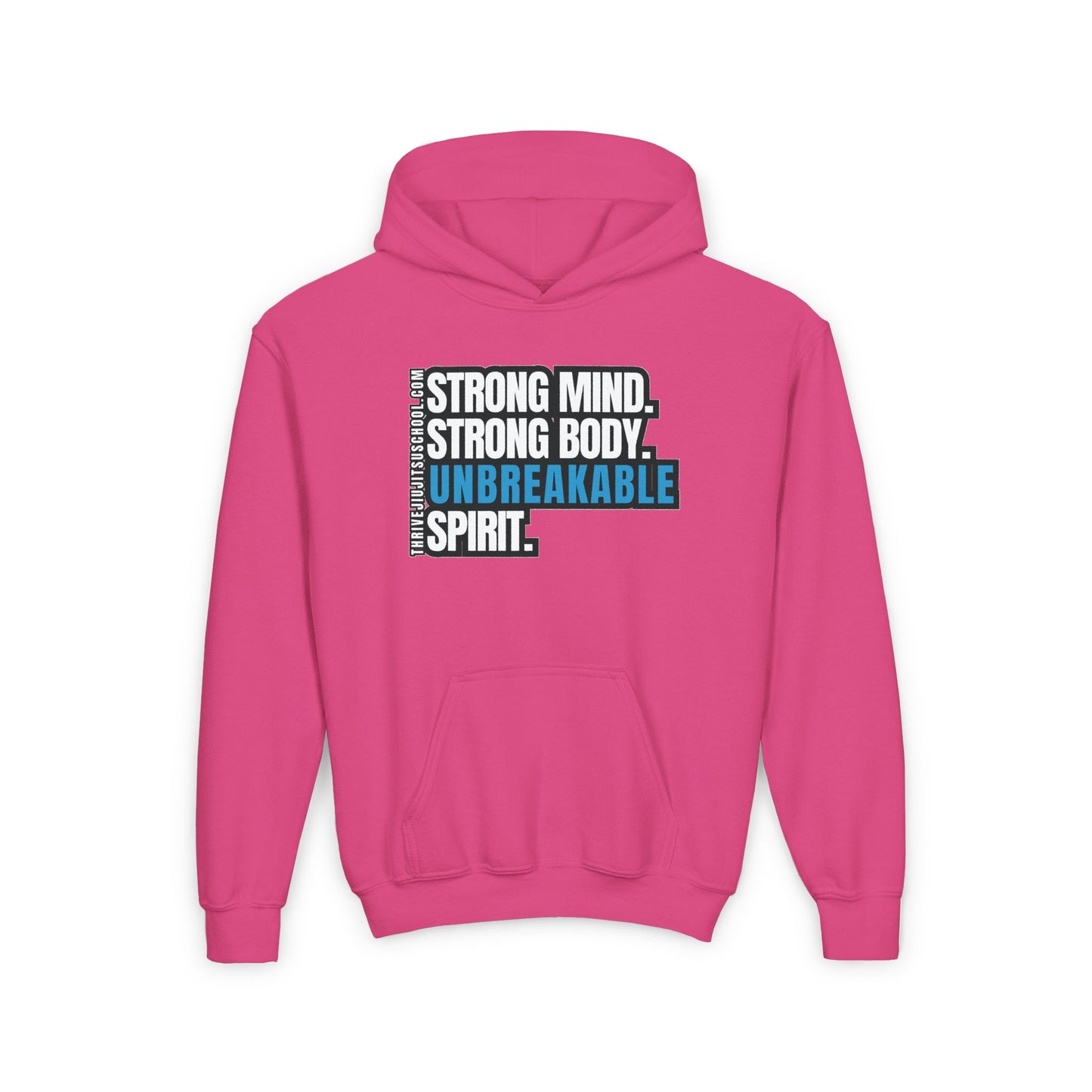 Unbreakable Spirit Kids Hoodie – Strong Mind, Strong Body