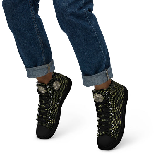 Sniper / Anklelock / Sapatos de lona de cano alto masculinos