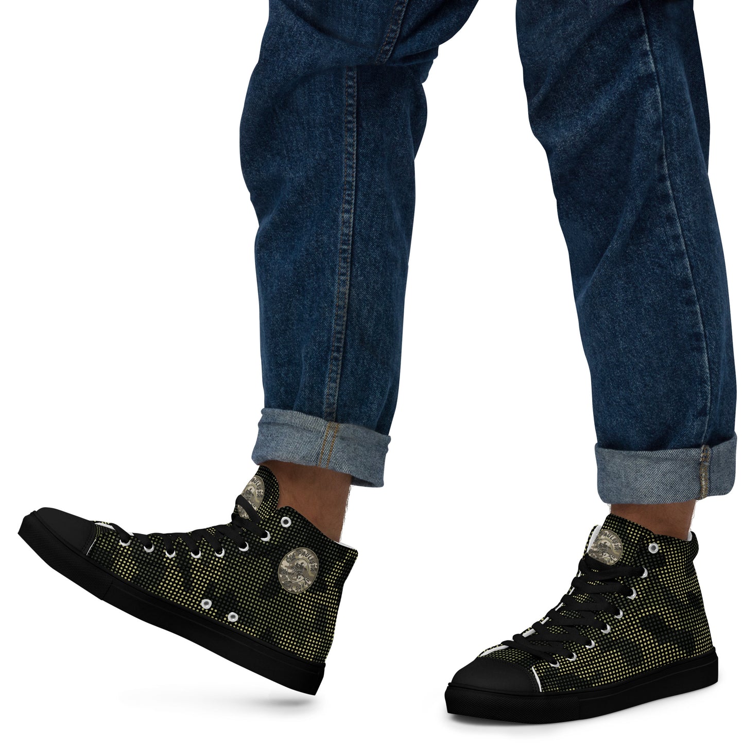 Sniper / Anklelock / Sapatos de lona de cano alto masculinos