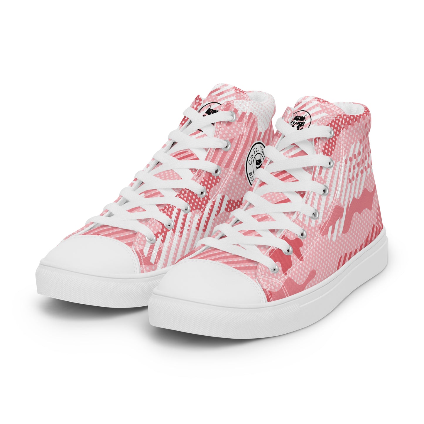 PINKA / Anklelock / Sapatos de lona de cano alto femininos